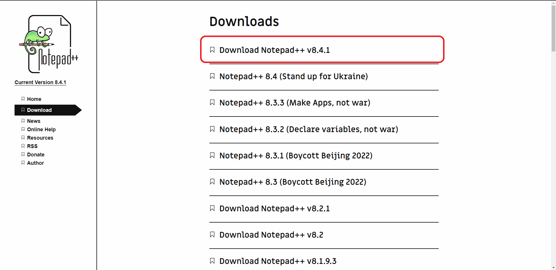 Notepad++ 下載
